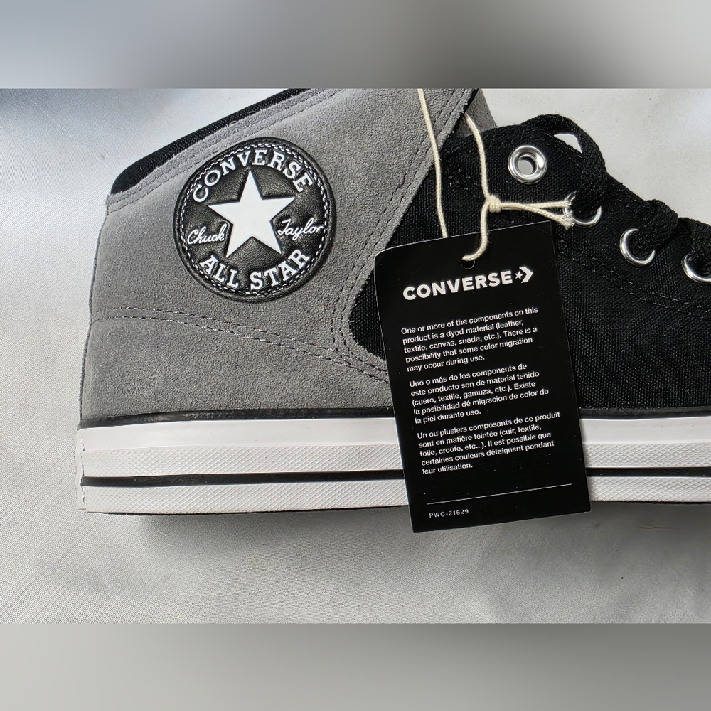 Converse Chuck Taylor All Star High Syreet Mid Mens 10.5 Womens 12.5 Sneaker New - Picture 4 of 9